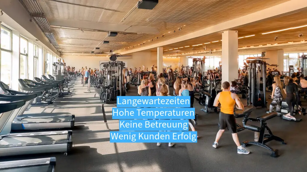 Groß Fitnessstudio in lünen mit Vielen Menschen und Fitnessgeräten