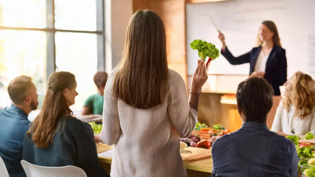 Hier sieht man ein bild unserer Veranstaltungen zum Thema Ernährung in Lünen.